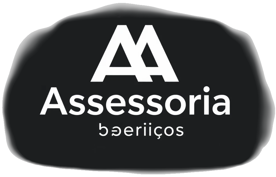 Logo AA Santos Assessoria - Branco